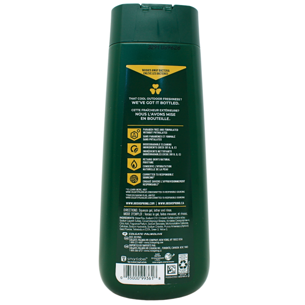 Irish Spring Active Scrub Body Wash - Deep Clean & Exfoliation (591ml)