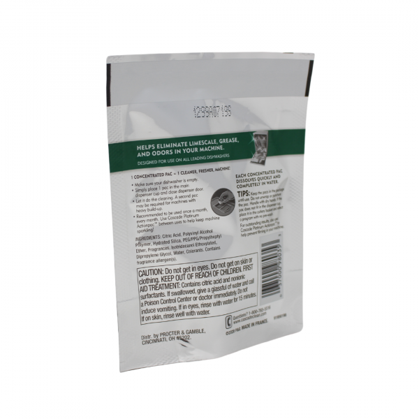 Cascade Platinum Dishwasher Cleaner - 1 Count: The Ultimate Clean