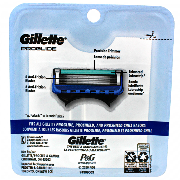 Gillette Fusion5 ProGlide Razor Blade Refills - 12 Count