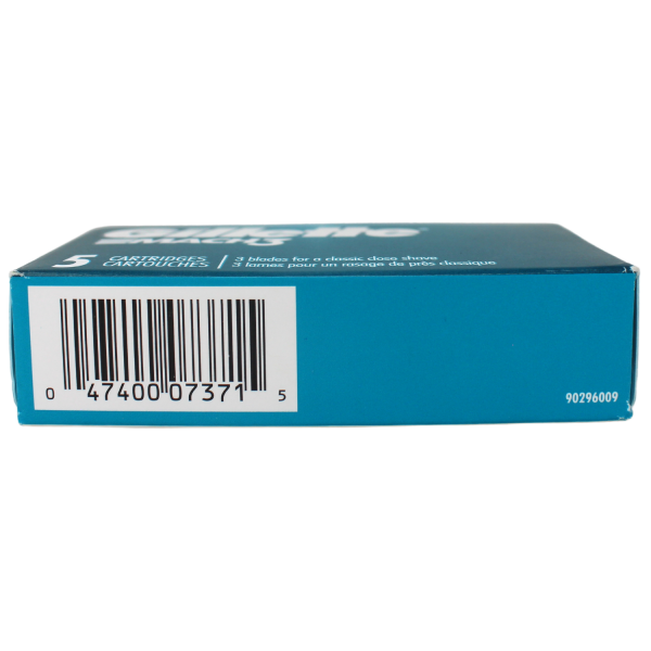 GILLETTE MACH 3 - Razor Cartridges (5 Count) for a Smooth Shave