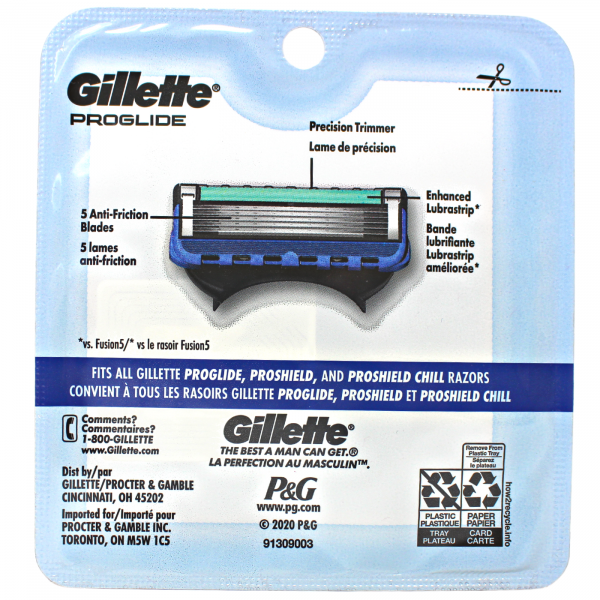 Gillette Fusion5 ProGlide Razor Blade Refills - 8 Count