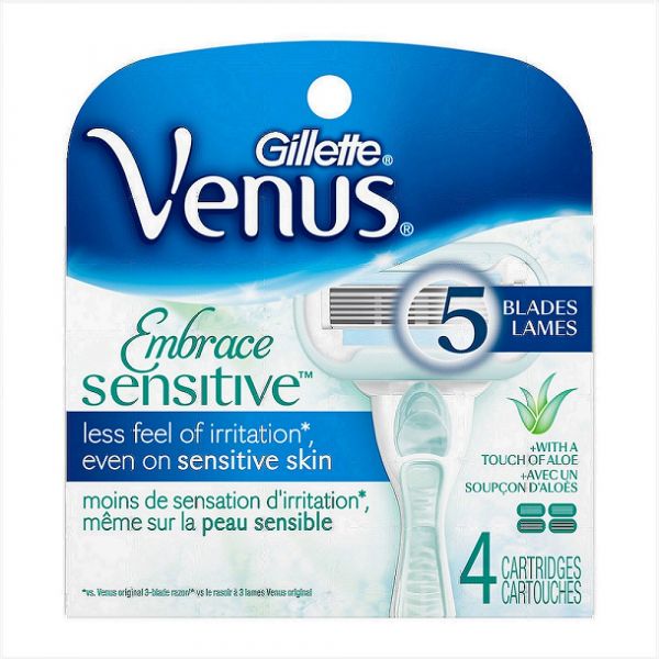 Gillette Venus Sensitive Smooth Razor Cartridges - 4 Count