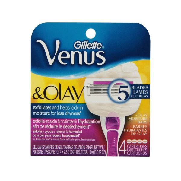 GILLETTE VENUS 4CARTS&OLAY/R - Silky Smooth Skin