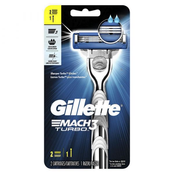 Gillette Mach 3 Turbo Razor - Experience the Smooth Shave