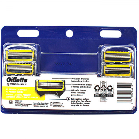 Gillette Fusion5 ProShield Razor Blade Refills - 8 Cartridges
