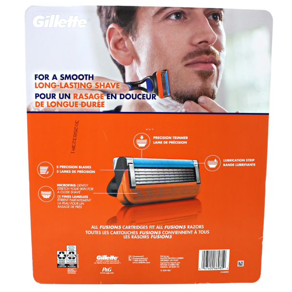 Gillette Fusion5 Razor Blade Refills - 18 Cartridges - Creative & Detailed