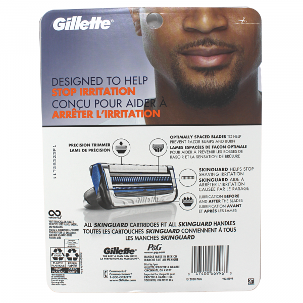 Gillette SkinGuard Razor with 7 Cartridges