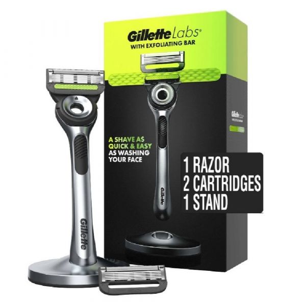 Gillette Labs 1RZR + 2CARTS + 1STND/6 - Premium Razor Set