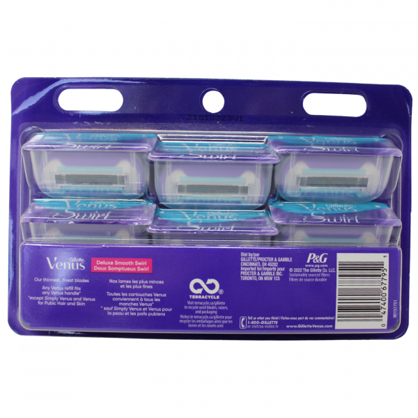GILLETTE VENUS 8CARTS DELUXE SMOOTH/R - Creative & Detailed