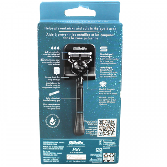 GILLETTE INTIMATE Razor for Women + 2 Cartridges