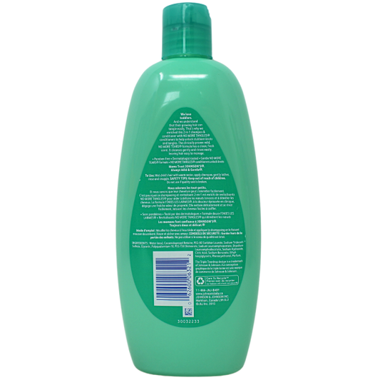 Johnson's Baby 2-in-1 Shampoo & Conditioner 532ml - Gentle Cleansing & Conditioning