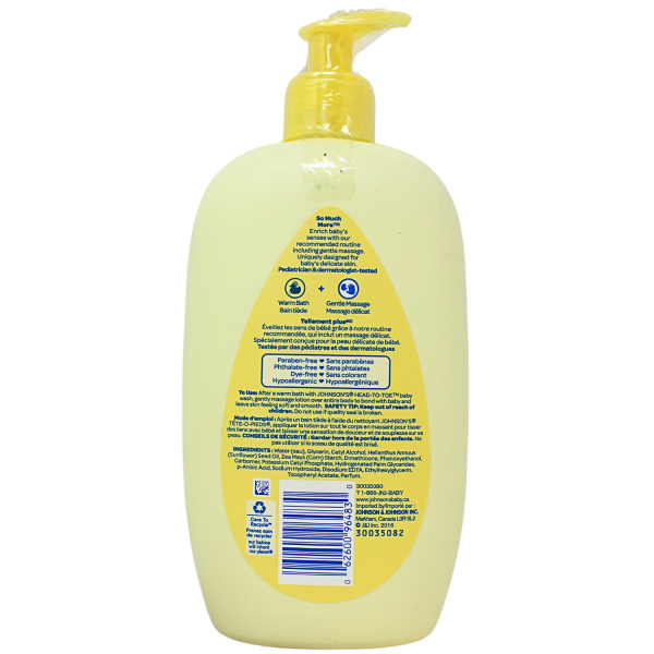 Johnson's Baby Head-To-Toe Lotion 444ml - Gentle Hydration