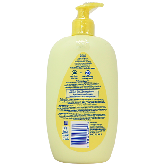 Johnson's Baby Head-To-Toe Lotion - 444ml: Gentle Hydration for Delicate Skin