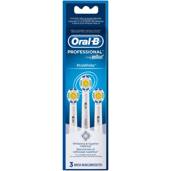 Oral-B Replacement Brush Heads 3D White - 3 Count