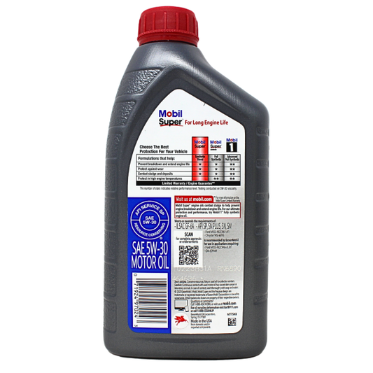 Mobil Super 5000 Motor Oil 5W-30 - Superior Engine Protection