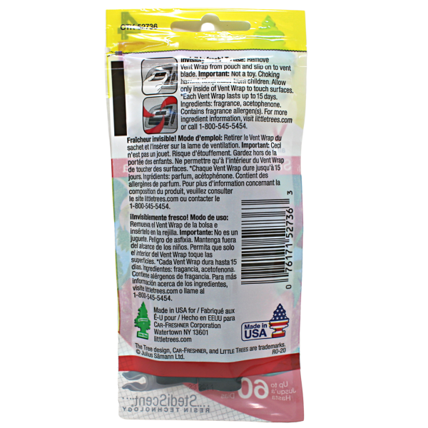 Little Trees Vent Wrap Air Freshener 4ct Strawberry