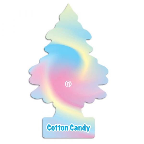 LITTLE TREES COTTON CANDY Air Freshener - Sweet Scent for Car, Home & Office