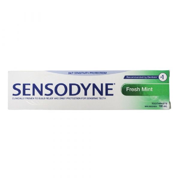 Sensodyne Fresh Mint Toothpaste - Gentle Relief & Lasting Protection (100ml)