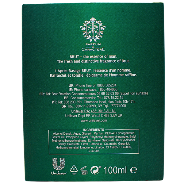 BRUT After-Shave 100ml - Original Boxed