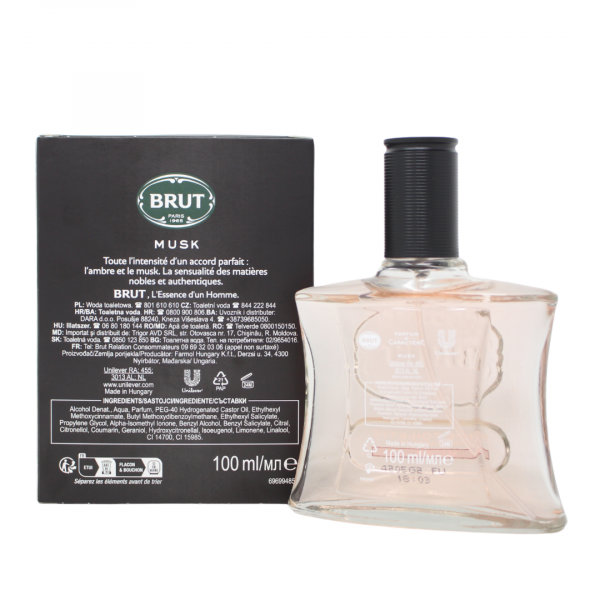 BRUT Eau de Toilette 100ml - Musk Scent