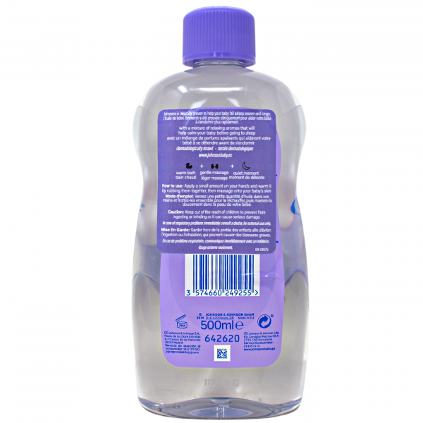 Johnson's Baby Oil 500ml - Silky Smooth Hydration for Delicate Skin