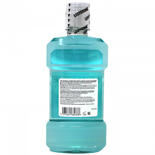 Listerine Sensitive Mild Mint Mouthwash 500ml - Gentle Oral Care