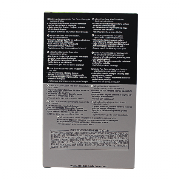 Adidas Pure Game After-Shave 100ml - Unleash Your Inner Champion