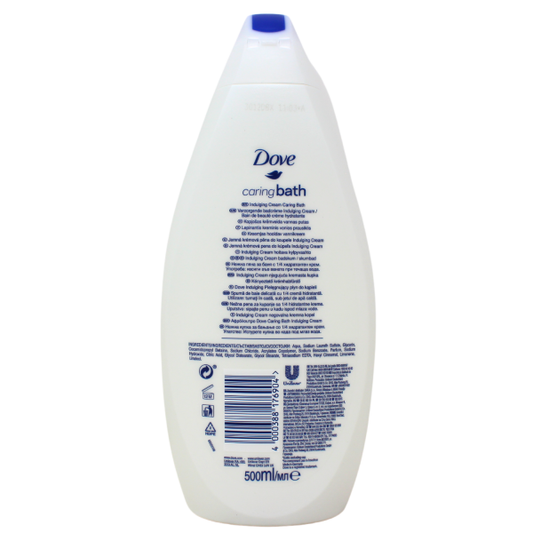 Dove Indulging Cream Caring Bath - 500ml (6-Pack)