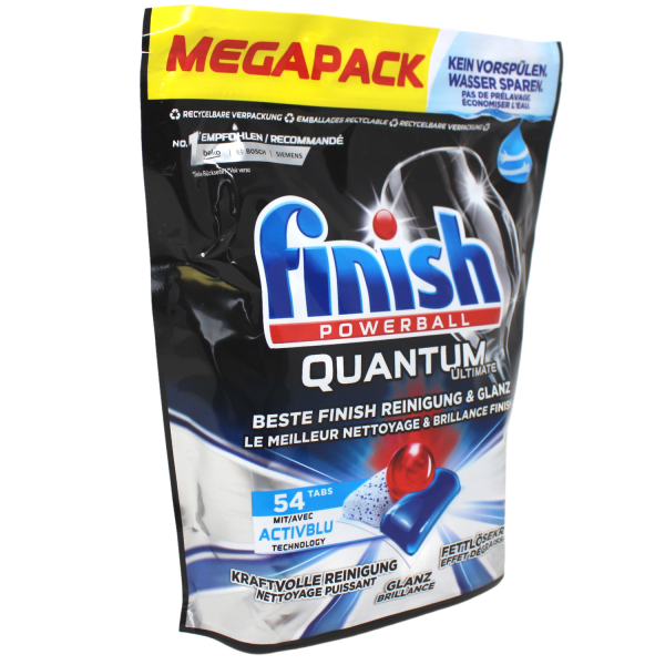Finish Quantum Ultimate Dishwasher Detergent Tabs - 54 Count