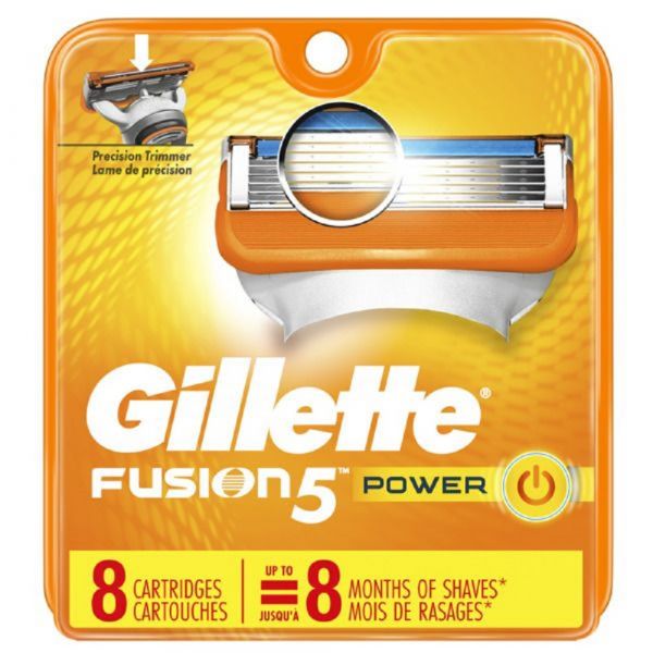 Gillette Fusion5 Power Razor Blade Refills - 8 Count