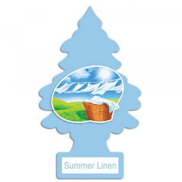LITTLE TREES SUMMER LINEN - Long-Lasting Car Air Freshener