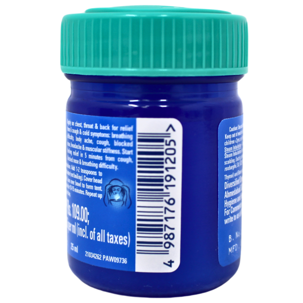 Vicks VapoRub 25g Ointment - Soothing Relief for Congestion