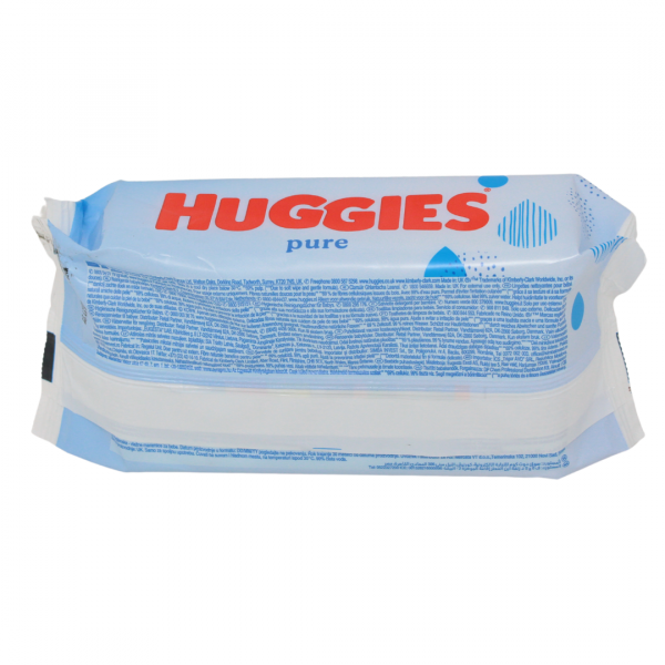 Huggies Pure Gentle Baby Wipes - 56 Count - Gentle Cleaning