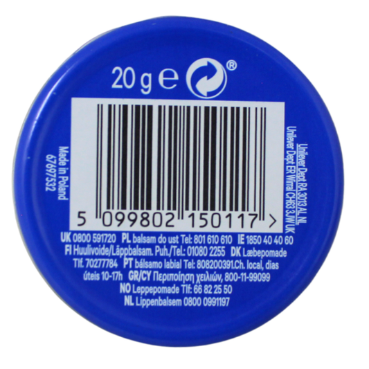 Vaseline Lip Therapy Original Tin - Intense Hydration & Protection