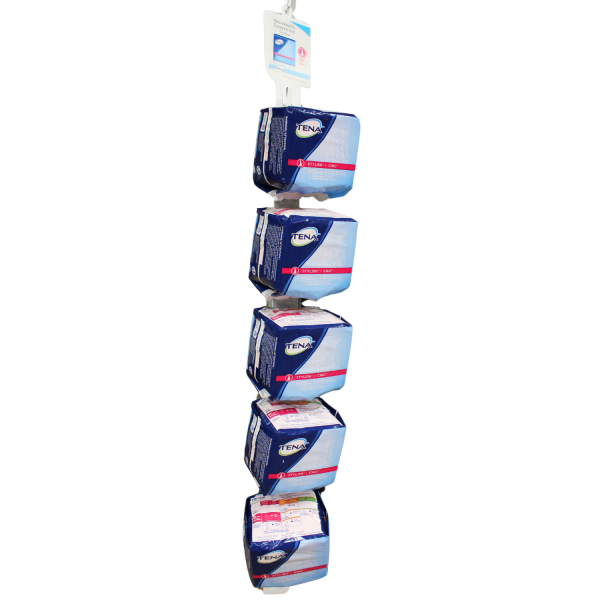 TENA Lady Pads Stylish Shelf Display - 6 Count