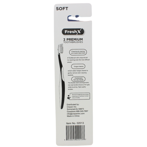 FRESHX T/B 2CT SOFT - Gentle Cleaning Wipes