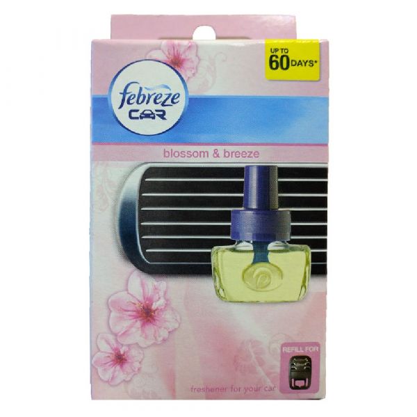 Febreze Car Air Freshener Blossom Breeze Refill - 7ml (6 Pack)