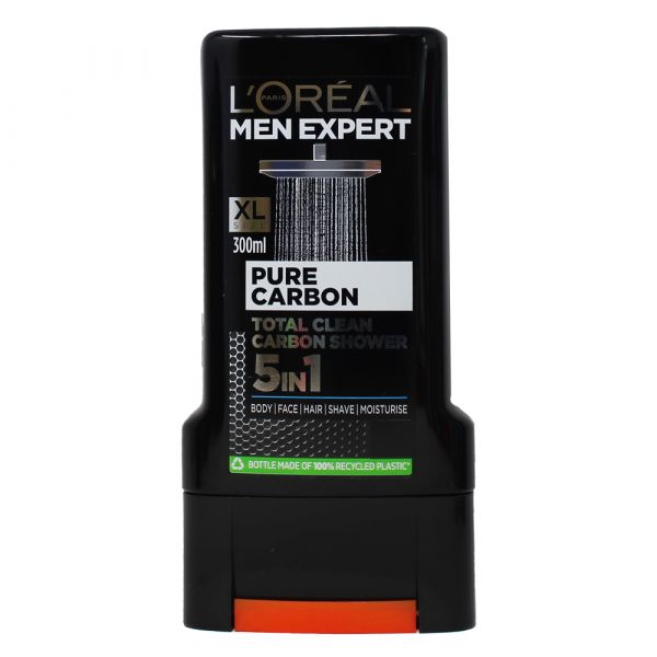L'Oreal Expert B/W 300ml Men 5in1 Total Clean