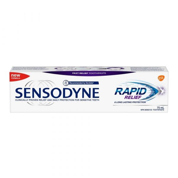 Sensodyne Fast Relief Toothpaste - 75ml for Rapid Sensitivity Relief