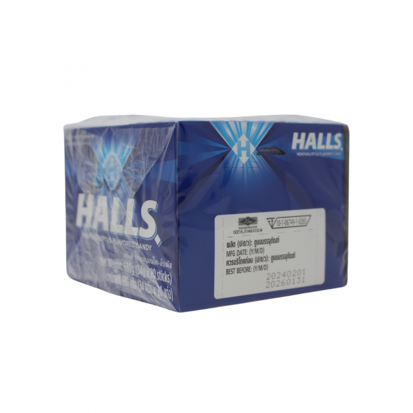 HALLS STICK 20X34G MENTHOL LYPTUS