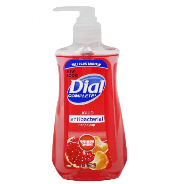 Dial Antibacterial Hand Soap, Pomegranate & Tangerine Scent - 12 Pack