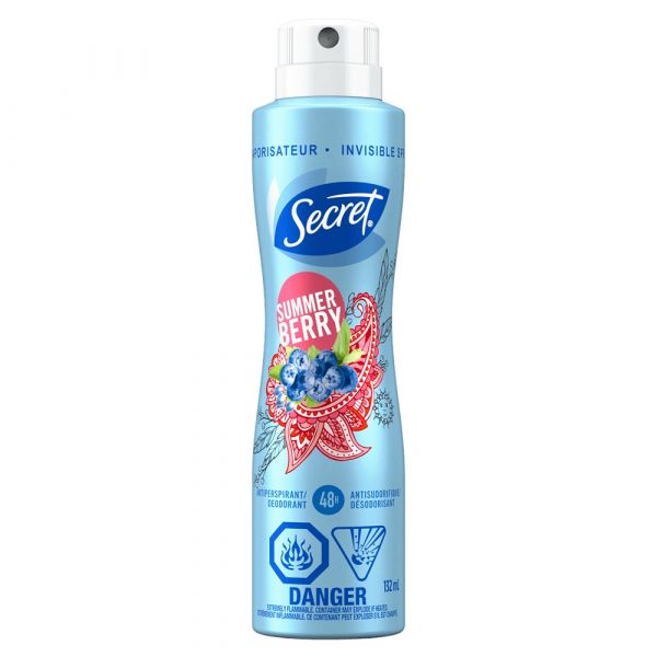 Secret Spray 132ml - Summer Berry