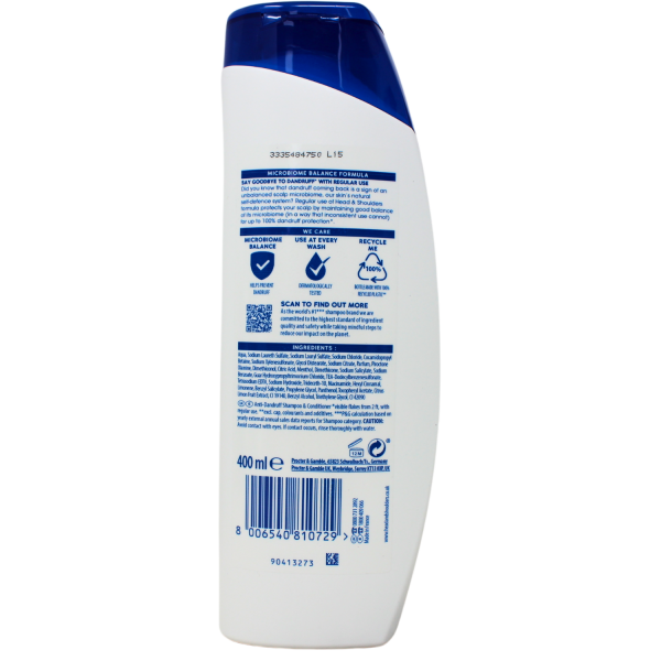 Head & Shoulders 2in1 Citrus Fresh Anti-Dandruff Shampoo 400ml