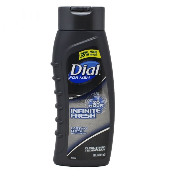 Dial Men 25HR Infinite Fresh Body Wash - 473mL