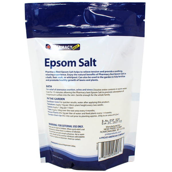 Pharmacy Best Epsom Salt - 1 lb Regular Soaking Solution