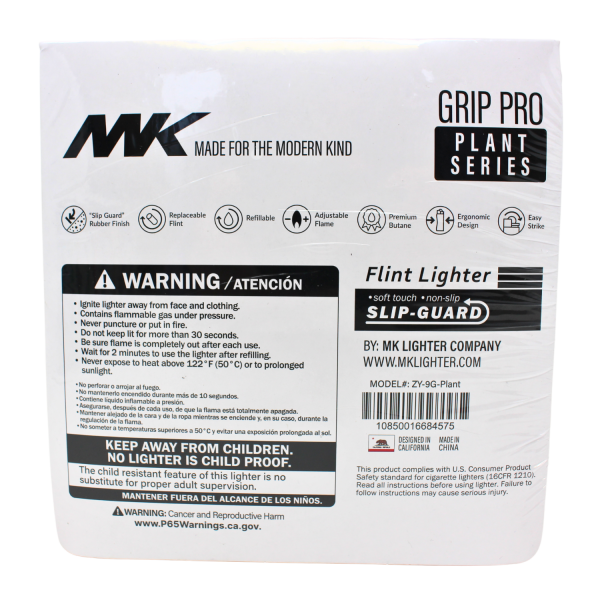 MK Flint Plant Series Refillable Lighter (50x10)