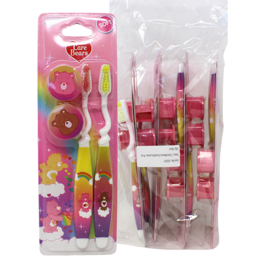 CARE BEARS KIDS T/B 2CT PINK SOFT W/ CAP/6X4