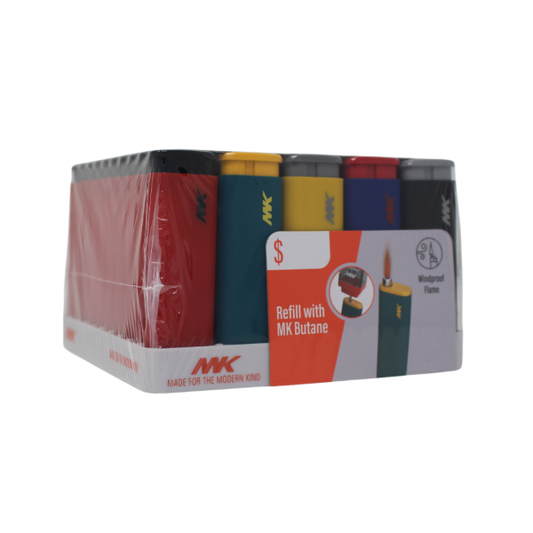 MK JET HUE Series Refillable Lighter - 50x10 Pack