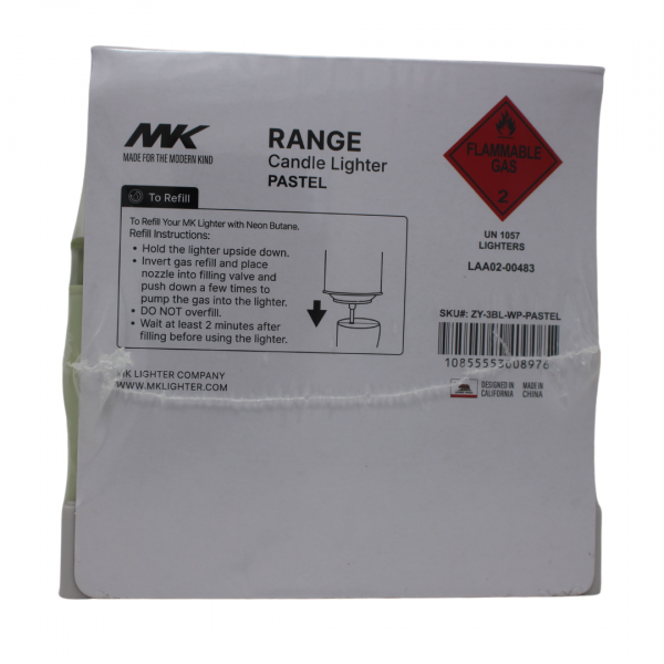 MK CANDLE JET PASTEL SERIES REFILLABLE LIGHTER (50X6)