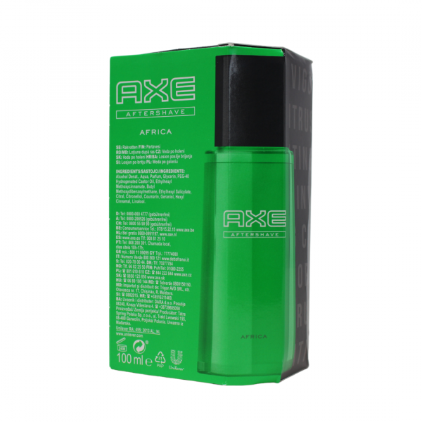 Axe After-Shave 100ml Africa - Invigorating Scent